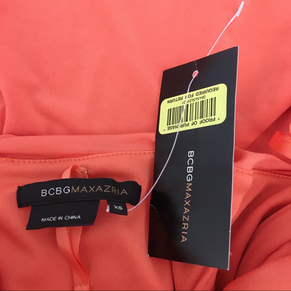 NEW BCBGMAXAZRIA Halter Formal Dress XS - Picture 5 of 7